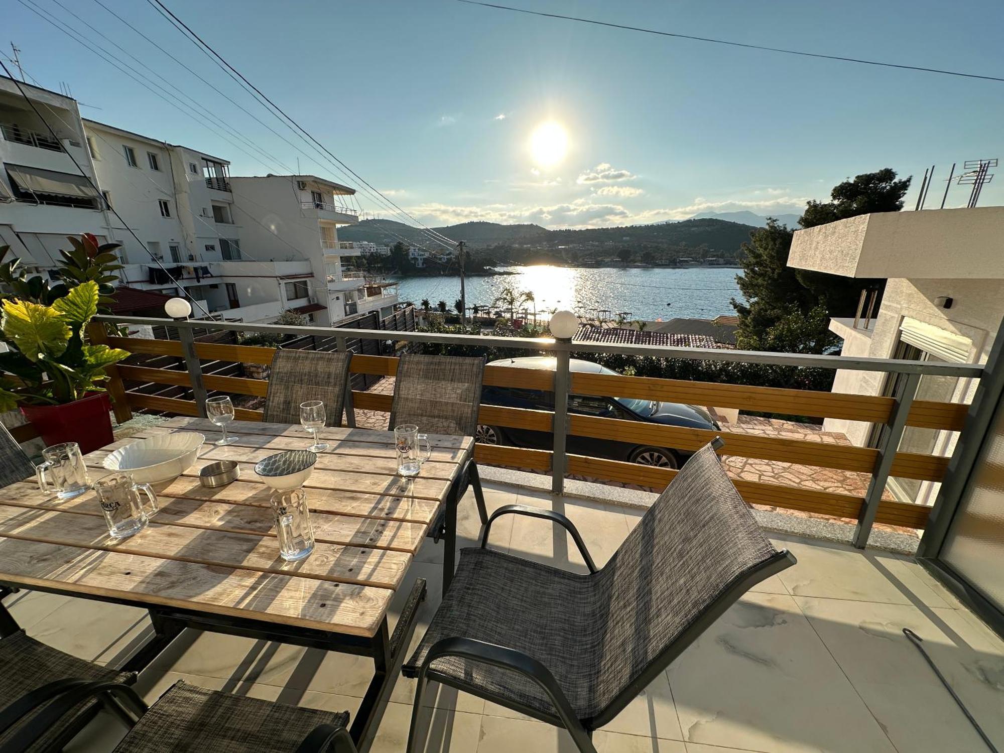 Appartamento Ion Sea View Ksamil Esterno foto