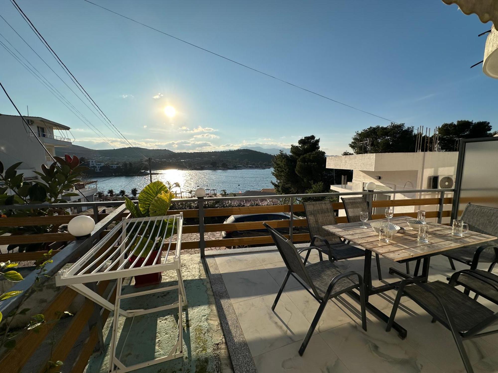 Appartamento Ion Sea View Ksamil Esterno foto