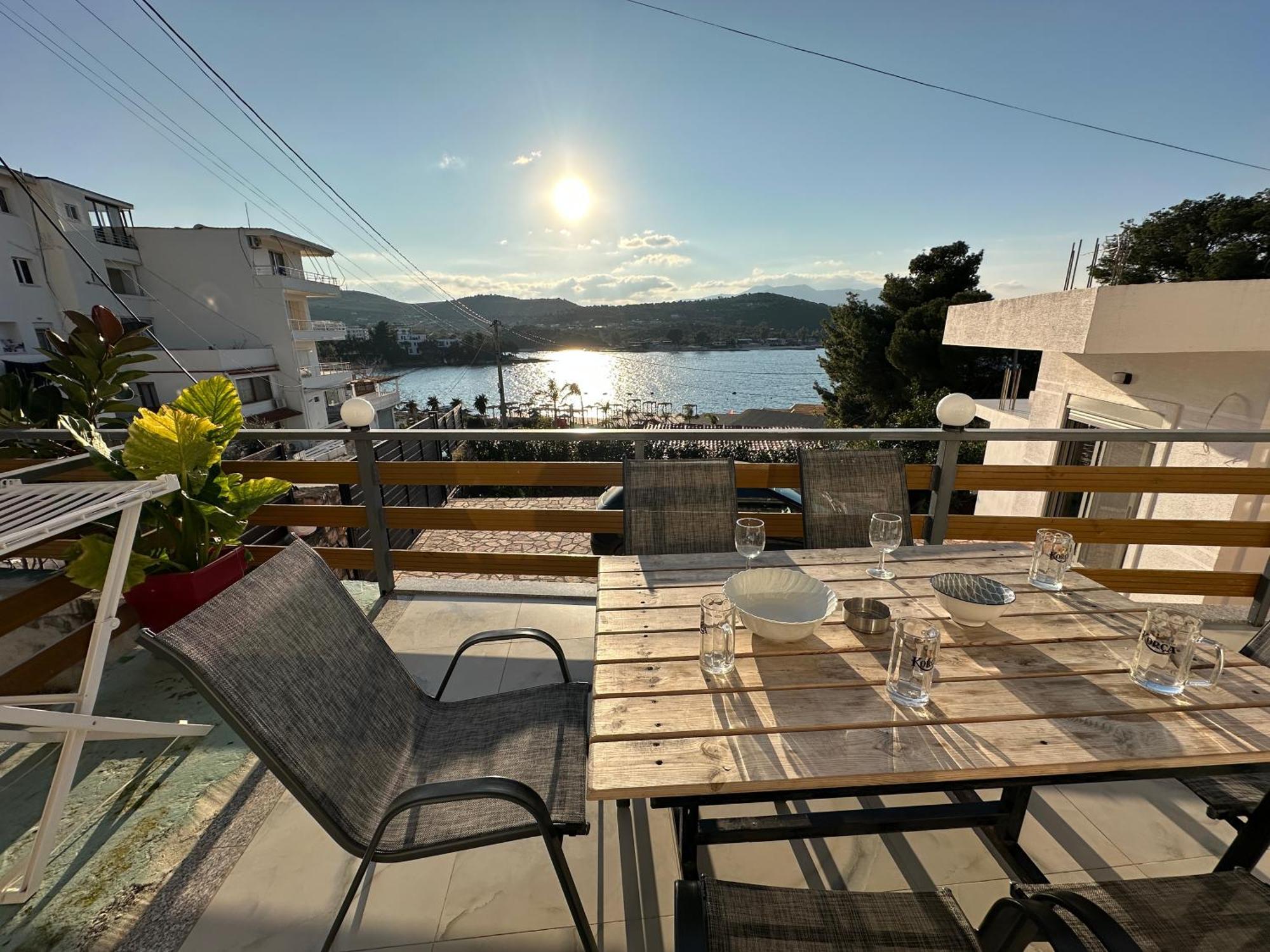 Appartamento Ion Sea View Ksamil Esterno foto